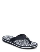 Th Emblem Beach Sandal Shoes Summer Shoes Sandals Flip Flops Navy Tommy Hilfiger