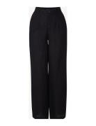 Cleo Linen Pants Bottoms Trousers Linen Trousers Black Lexington Clothing