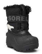 Toddler Snow Commander Boot Sport Winter Boots Winter Boots W. Velcro Black Sorel