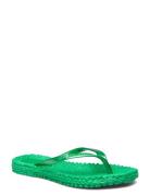 Flip Flop With Logo Shoes Summer Shoes Sandals Flip Flops Green Ilse Jacobsen