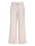 Aurora Trousers Bottoms Trousers Linen Trousers Beige Twist & Tango