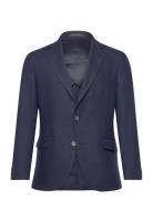 Ferry Soft Blazer Designers Blazers Single Breasted Blazers Navy Oscar Jacobson