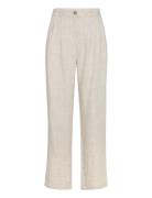 Mmadlana Linen Pant Bottoms Trousers Linen Trousers Cream MOS MOSH