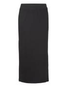 Skirt Jersey Midi Dresses & Skirts Skirts Midi Skirts Black Lindex