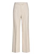 Elle Linen Trousers Bottoms Trousers Linen Trousers Beige Marville Road