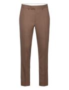 Grant Active Hopsack Pants Designers Trousers Formal Brown J. Lindeberg