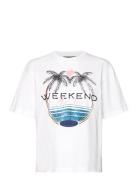 Viterbo Designers T-shirts & Tops Short-sleeved White Weekend Max Mara