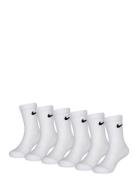 Nike Dri-Fit Crew Socks  Sokker Strømper White Nike