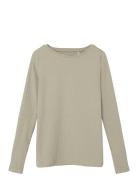 Nkfsuraja Xsl Ls Top Noos Tops T-shirts Long-sleeved T-Skjorte Beige Name It