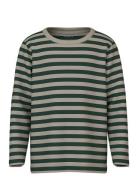 Nkmsalmo Nreg Ls Top Noos Tops T-shirts Long-sleeved T-Skjorte Green Name It