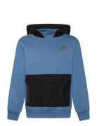 Nike Sportswear Utility Pullover Hoodie Tops Sweatshirts & Hoodies Hoodies Blue Nike