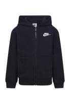 Nike Sportswear Club Full-Zip Hoodie Tops Sweatshirts & Hoodies Hoodies Black Nike