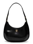 Robinson Spazzolato Convertible Crescent Bag Bags Small Shoulder Bags-crossbody Bags Black Tory Burch