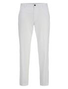 Jpstkarl Jjsummer Chino Ln Styd Bottoms Trousers Chinos White Jack & J S