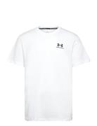 Ua M Logo Emb Heavyweight Ss Sport T-Kortærmet Skjorte White Under Armour