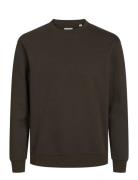 Jjebradley Sweat Crew Noos Tops Sweatshirts & Hoodies Sweatshirts Brown Jack & J S