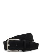 Classic Suede Belt Accessories Belts Classic Belts Black GANT