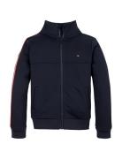 Global Stripe Reg Tracksuit Tops Sweatshirts & Hoodies Sweatshirts Navy Tommy Hilfiger