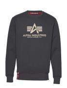 Basic Sweater Designers Sweatshirts & Hoodies Sweatshirts Blue Alpha Industries