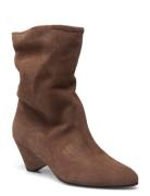 Vully 50 Triangle Shoes Boots Ankle Boots Ankle Boots With Heel Brown Anonymous Copenhagen