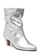 Jassi 50 Stiletto Shoes Boots Ankle Boots Ankle Boots With Heel Silver Anonymous Copenhagen