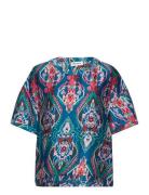 Bendixll Tee 3/4 Tops T-shirts & Tops Short-sleeved Multi/patterned Lollys Laundry