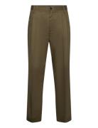 Roy243 Bottoms Trousers Casual Khaki Green HUGO BLUE