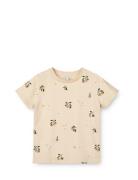 Apia Baby Printed Shortsleeve T-Shirt Tops T-Kortærmet Skjorte Pink Liewood