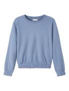 Nkftulena Ls Sweat Unb Noos Tops Sweatshirts & Hoodies Sweatshirts Blue Name It