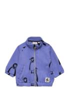 Penguin Fleece Jacket Outerwear Fleece Outerwear Fleece Jackets Blue Mini Rodini