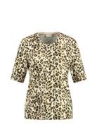 T-Shirt 1/2 Sleeve Tops T-shirts & Tops Short-sleeved Beige Gerry Weber