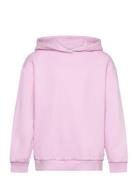 Over D Printed Hoody Tops Sweatshirts & Hoodies Hoodies Pink Tom Tailor