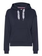 Tjw Bxy Logo Drawcord Hoodie Ext Tops Sweatshirts & Hoodies Hoodies Navy Tommy Jeans