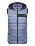 Puffer Jacket Sleeveless Foret Vest Blue BOSS