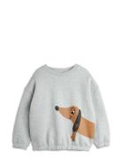 Dog Sp Sweatshirt Tops Sweatshirts & Hoodies Sweatshirts Grey Mini Rodini