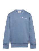 Crewneck Sweatshirt Tops Sweatshirts & Hoodies Sweatshirts Blue Champion