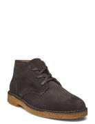 Slhricco Suede Chukka Boot Snørestøvler Brown Selected Homme