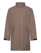 Rømø Lw Rain Long Jacket Outerwear Rainwear Rain Coats Brown H2O