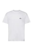 Cotton Jersey Frode Emb Logo Tee Tops T-Kortærmet Skjorte White Mads Nørgaard