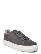 Slhdavid Chunky Suede Sneaker Noos Low-top Sneakers Grey Selected Homme