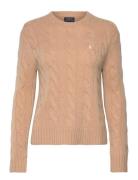 Classic Fit Cable Wool-Cashmere Sweater Tops Knitwear Jumpers Beige Polo Ralph Lauren