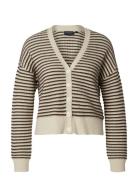 Selma Cotton/Cashmere Blend Cardigan Tops Knitwear Cardigans Cream Lexington Clothing