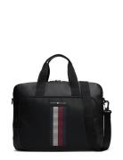 Th Foundation Pique Computer Bag Computertaske Taske Black Tommy Hilfiger