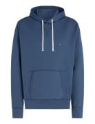 Essential Fleece Hoody Tops Sweatshirts & Hoodies Hoodies Blue Tommy Hilfiger