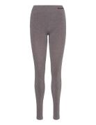 Hmlci Seamless Mid Waist Tights Sport Running-training Tights Seamless Tights Grey Hummel