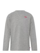 Levi's® Thermal Crew Knit Top Tops T-shirts Long-sleeved T-Skjorte Grey Levi's