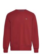 Reg Shield C-Neck Sweat Tops Sweatshirts & Hoodies Sweatshirts Red GANT