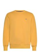 Reg Shield C-Neck Sweat Tops Sweatshirts & Hoodies Sweatshirts Yellow GANT