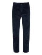 Chuck Regular 8-Wales Corduroy Chin Bottoms Jeans Regular Navy Knowledge Cotton Apparel