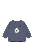 Sweatershirt With 3D Ears Tops Sweatshirts & Hoodies Sweatshirts Navy Lindex